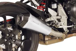 HYPERCONE Slip on (sport exhaust with connecting tube), Stainless steel matt, incl. (EC-) approval
