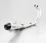 HYPERCONE, complete system (header, front muffler and rear muffler), stainless steel, EEC, 65 mm