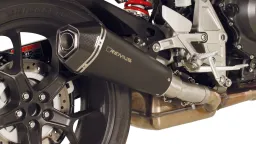 HYPERCONE Slip on (sport exhaust with connecting tube), Stainless steel black, incl. (EC-) approval