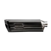 REMUS RACING 8 2.0 Slip On Sport Exhaust incl. Carbon heat protecting shield, stainless steel black, NO (EC-) approval