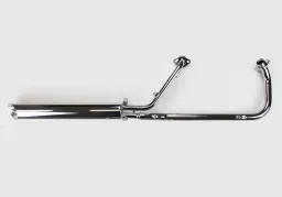 Silenziatore Cromo Line 1 lato destro incl. 2 collettori
