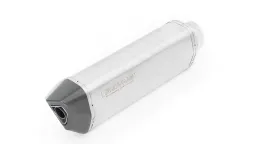 BLACK HAWK Slip On (sport exhaust) with connection tube, Stainless steel mat, (EC-) approval