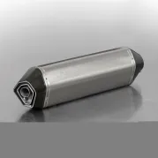 HEXACONE, slip on (muffler with connection tube), titanium, EEC