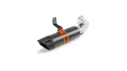 Slip on (muffler with connecting tube), clamp orange, no (EC-) approval