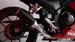 REMUS BoostR stainless steel black, for the CBR500R, NO EC type approval