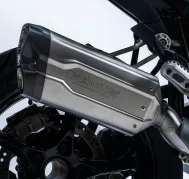REMUS 8 2.0 Scarico sportivo Slip On BWM R 1300 GS, acciaio inossidabile opaco, omologato CE