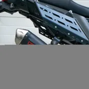 REMUS OFFROAD, Slip on (sport exhaust), Stainless steel black, RACING