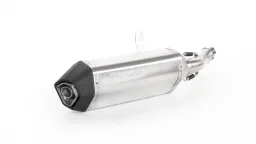 OKAMI Slip On (sport exhaust with connecting tube), Stainless steel matt, (EC-) approval