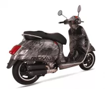 REMUS RSC DUAL FLOW Silenziatore acciaio inox nero GTS 125-250-300 ie Super da 05, CEE