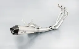 HYPERCONE, complete system (header, front muffler and rear muffler), titanium, EEC, 65 mm