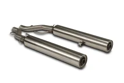 CUSTOM Slip On L/R and selectable endcaps, stainless steel chrome for BMW R18 Classic / B / Transcontinental incl. (EC-) approval