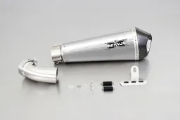 HYPERCONE, slip on (muffler with connecting tube), stainless steel, EEC,