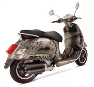 Silenziatore REMUS RSC DUAL FLOW Carbon GTS 125-250-300 ie Super da 05, CEE
